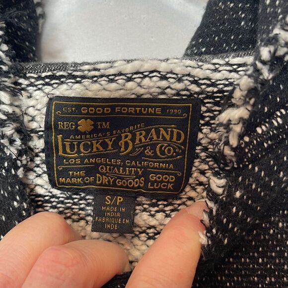 Lucky Brand Baja Hoodie Sweatshirt. Size Small. - Picture 5 of 11